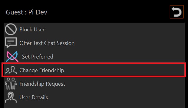 Change Friendship