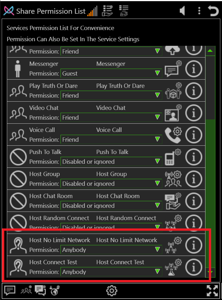 Plugin Permissions Dialog